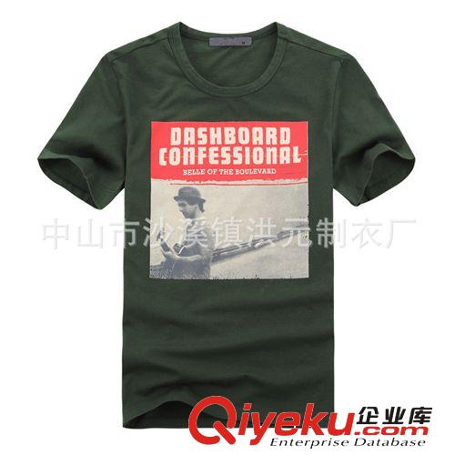 廠家供應(yīng)男士短袖T恤批發(fā)定制貼牌 韓版時(shí)尚圓領(lǐng)T恤淘寶爆款定做