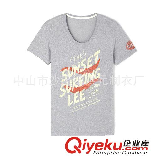 廠家供應(yīng)圓領(lǐng)純棉T恤 logo印制批量定做 來(lái)樣定做男士短袖文化衫