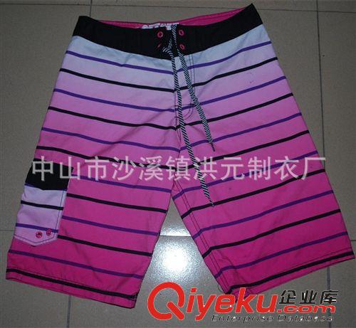 廠家供應(yīng)男裝沙灘五分褲 gd中褲薄款男褲 品牌男士短褲 定做原始圖片3