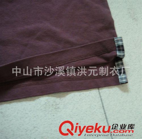 廠家定做外貿POLO衫 純棉logo繡花POLO衫 定制各式翻領短袖t恤衫原始圖片3