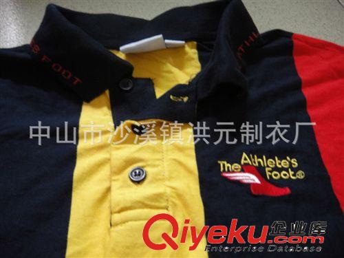 gdT恤廠家供應(yīng)批發(fā) 專業(yè)定做純棉男式修身間條POLO衫 來(lái)圖來(lái)樣原始圖片2