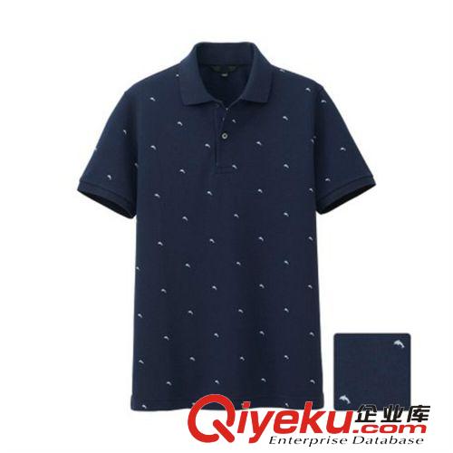 專業(yè)訂做2014夏裝新款絲光棉男裝爆款男式T恤開胸翻領(lǐng)短袖型男T恤原始圖片3