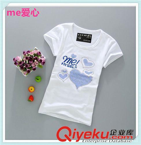 訂做夏季女裝圓領短袖女T恤純棉修身T恤衫可愛斑馬韓版休閑女衫原始圖片3