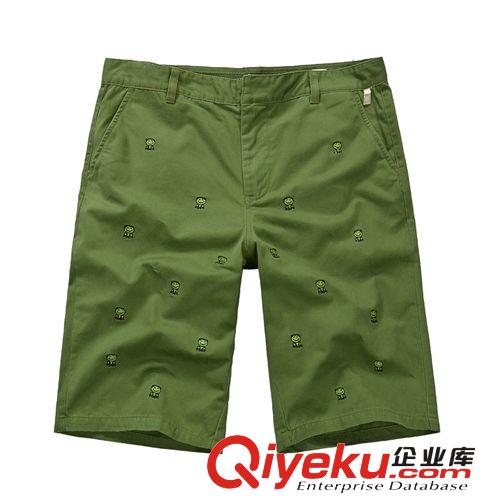 夏季男裝短褲 韓版修身碎花刺繡 原單外貿(mào)zp男式短衛(wèi)褲一件代發(fā)原始圖片2