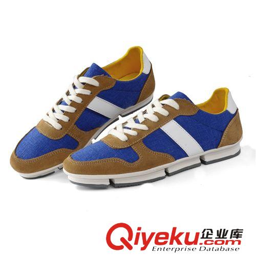 2014夏裝透氣拼接男式增高板鞋 原單外貿(mào)正品英倫風(fēng)格 可一件代發(fā)原始圖片2