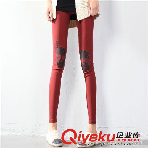 春夏韓版百搭純色簡(jiǎn)約修身打底褲原始圖片2
