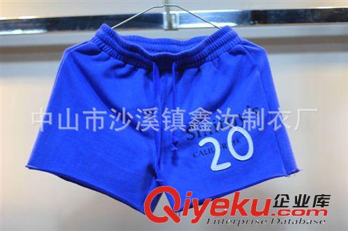 廠家定制2014新款休閑直筒女式短褲 夏季運動 可選色貼牌原始圖片3