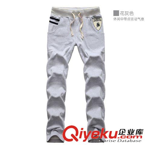 免費代理 一件代發(fā)加厚男款運動褲灰色男士長褲 黑色休閑男褲A7原始圖片2