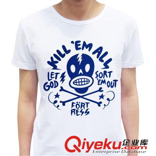 工廠定做韓版時(shí)尚休閑女式純棉圓領(lǐng)短袖T恤t-shirts原始圖片3