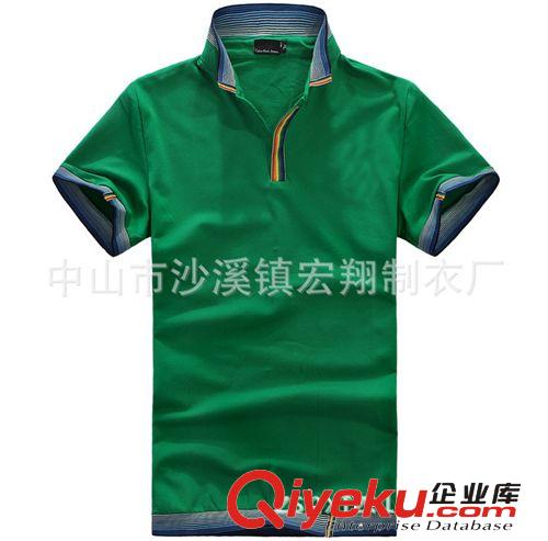 【量大質(zhì)優(yōu)】純棉翻領(lǐng)男裝polo衫 專(zhuān)業(yè)生產(chǎn)供應(yīng)男裝polo衫 polo衫原始圖片2