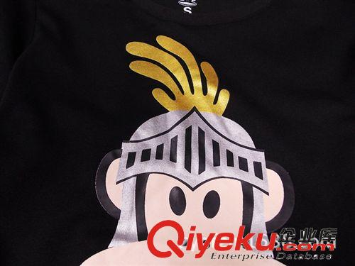 出口美國(guó)單 外貿(mào)女裝t恤 女士短袖 女t T恤 外貿(mào)單 大*猴情侶T恤原始圖片3