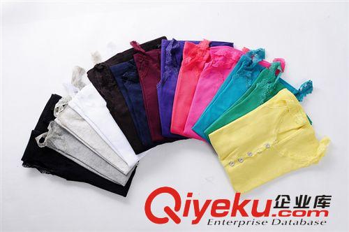 一件代發(fā)夏季女裝精品蕾絲花邊打底吊帶百搭紐扣背心廠(chǎng)家批發(fā)014原始圖片3