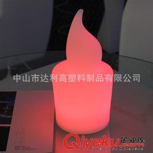 LED蠟燭燈 仿真發(fā)光蠟燭 可充電蠟燭燈 遙控變色七彩發(fā)光蠟燭原始圖片2