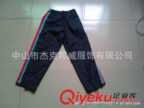 廠家生產(chǎn)休閑長褲，運動長褲供應(yīng)外貿(mào)出口，來樣來版訂做 可開票原始圖片3