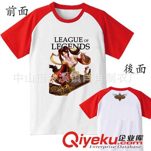 供應(yīng)新款潮流女裝熱門游戲英雄聯(lián)盟t恤lol短袖 個性純棉修身半袖原始圖片2