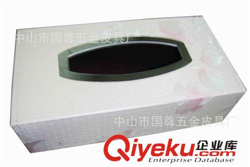 廠家讓利直銷生產抽拉紙巾盒 餐飲紙巾筒  PU皮質紙巾盒原始圖片2