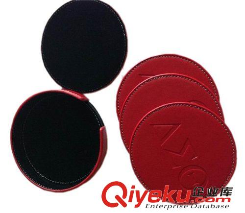 【廣東國(guó)尊】直銷供應(yīng)皮具杯墊 環(huán)保杯墊 各種真皮款式杯墊原始圖片3