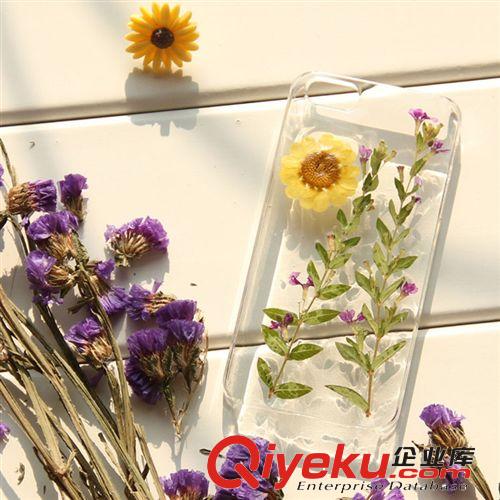 真花滴油手機殼