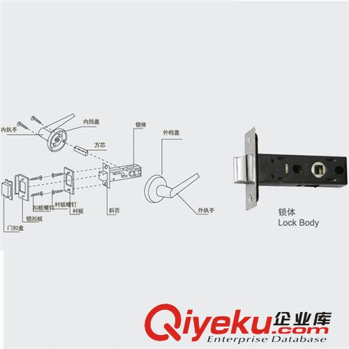 供應(yīng)F系列對開把鎖 房門鎖 廠家直銷批發(fā)  型號：FY0123   SN原始圖片3