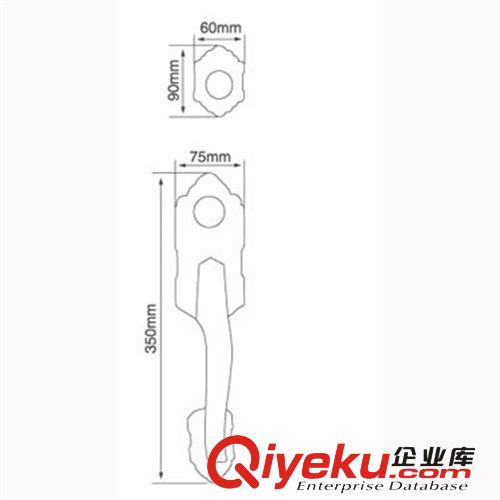 2013供應(yīng)門鎖   拉手鎖  廠家直銷批發(fā)     型號:2311  Ac