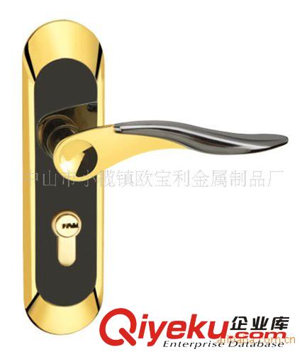 高級門鎖槍金色鋅合金門鎖原始圖片2