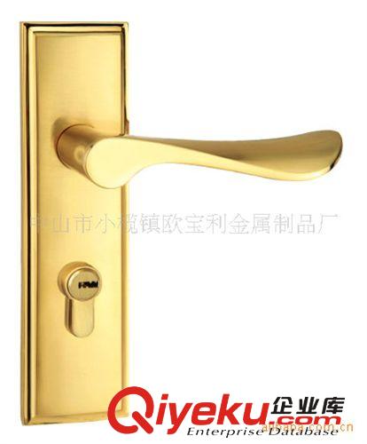 高級門鎖槍金色鋅合金門鎖原始圖片3