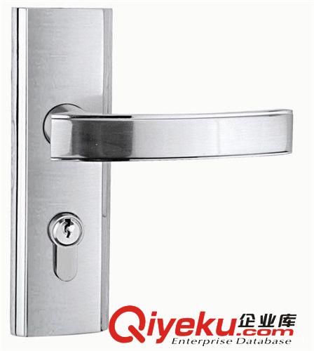 歐寶利鎖具廠家供應不銹鋼執手門鎖 防盜門鎖 鋅合金鋼拉絲房門鎖原始圖片3