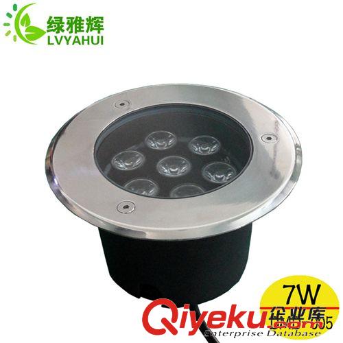 廠家供應LED地埋燈 150mm/單色/七彩led燈 戶外防水LED地埋燈
