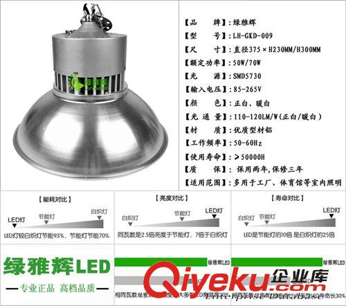 供應led工礦燈 50w 70w小功率貼片led工礦燈 天井用led工礦燈原始圖片3