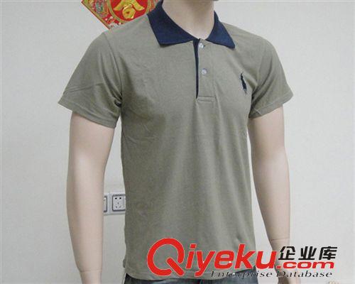 外貿(mào)服裝生產(chǎn)廠家 歐美男士翻領(lǐng)衫 外貿(mào)T恤 男女廣告衫來圖訂制原始圖片2