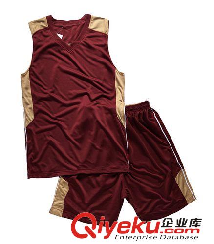 廠家定做雙面穿籃球服 網眼透氣籃球隊服訓練服 運動服套裝原始圖片3