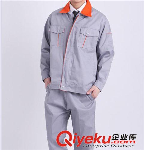 訂做工衣員工工作服 男汽修服 工地工程服批發長袖工程服 廠服帽原始圖片3