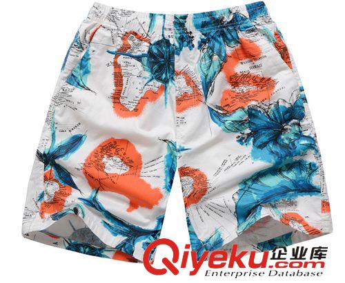廠家定做各類男式沙灘褲 男士休閑短褲 情侶沙灘褲 全棉沙灘褲
