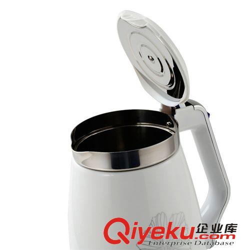 半球 紅三角速電熱保溫壺 彈蓋水壺電熱水壺廠家直銷批發(fā)零售原始圖片3