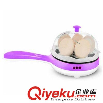 【一件代發(fā)】富貴熊多功能煎煮蛋器 不粘易清洗 自動斷電 可煮5蛋原始圖片3