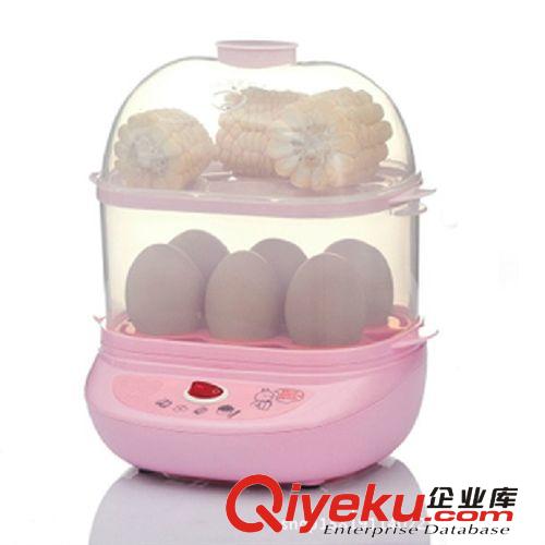 富貴熊多功能雙層煮蛋器  小蒸寶 大容量12蛋 自動(dòng)斷電 批發(fā)原始圖片2