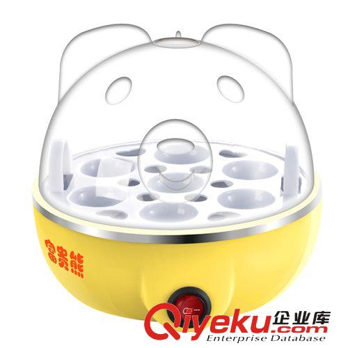 富貴熊新款卡通煮蛋器 全不銹鋼發熱盤 7蛋 350W 工廠直營原始圖片3