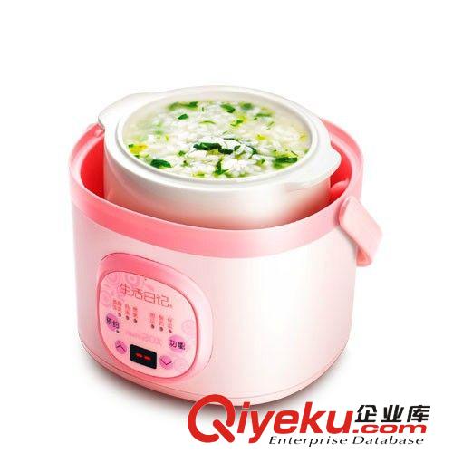 【一件代發(fā)】生活日記DDG-D9多功能陶瓷電燉盅 可預約定時 0.8L原始圖片3