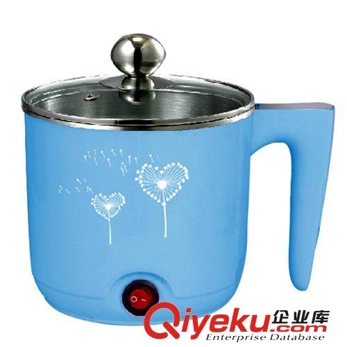 富貴熊新款1.8L包膠一體電煮鍋 學生煮面鍋 燒水鍋 泡面鍋 600W