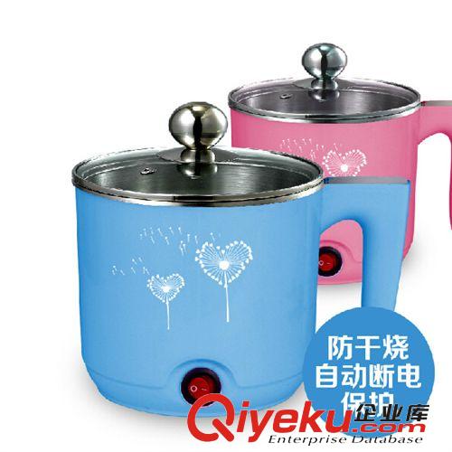 富貴熊新款1.8L包膠一體電煮鍋 學生煮面鍋 燒水鍋 泡面鍋 600W原始圖片2