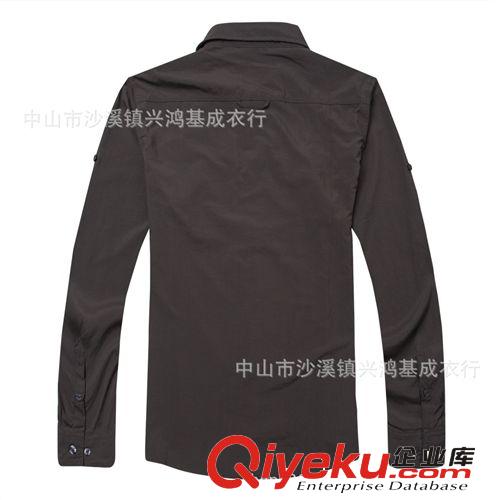 男士戶外速干襯衫男款新款長袖襯衣 外貿(mào)男裝 snowlife雪里生活原始圖片2