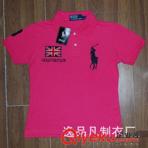 [廠家訂做]汗衫男裝翻領(lǐng)短袖外貿(mào)polo衫單馬刺繡男式T恤原始圖片2