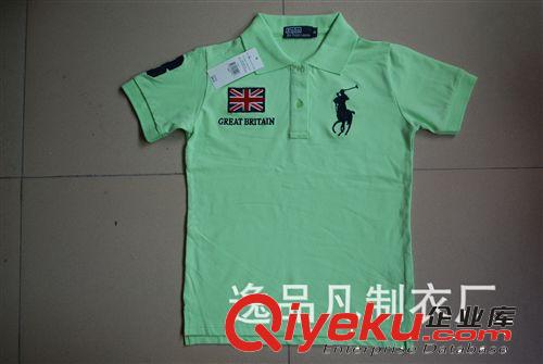 [廠家訂做]汗衫男裝翻領(lǐng)短袖外貿(mào)polo衫單馬刺繡男式T恤原始圖片3