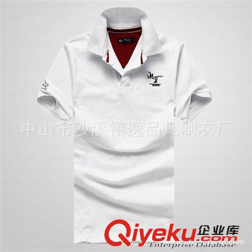新品上市gd男式POLO衫 男裝短袖翻領刺繡t恤 來圖訂做原始圖片2