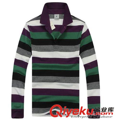 供應(yīng)春秋新款POLO男士T恤 外貿(mào)男士長(zhǎng)袖POLO衫 男士休閑款