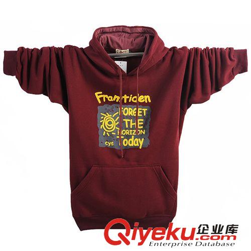 200克滌綸帶帽衛(wèi)衣廣告衛(wèi)衣定做絲印 燙畫加工 衛(wèi)衣來樣加工加工原始圖片3
