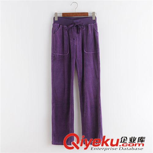 廠家定做休閑運(yùn)動(dòng)套裝 女款韓版連帽休閑衛(wèi)衣套裝定做加工原始圖片2