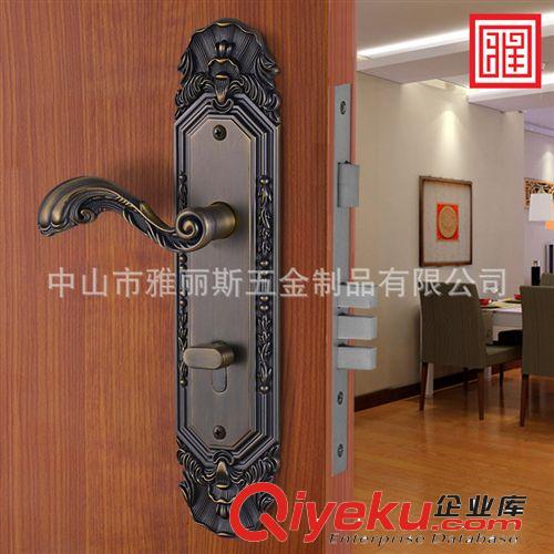 招經(jīng)銷代理 廠家批發(fā)歐式鎖具  青古銅執(zhí)手鎖具T1368原始圖片2