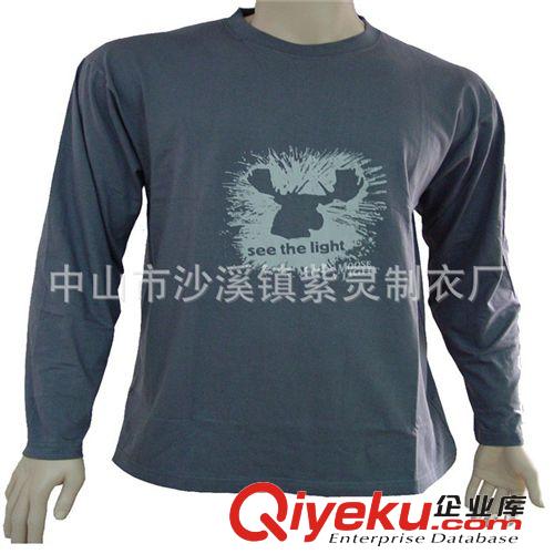 廠家低價(jià)生產(chǎn)秋季男士長(zhǎng)袖印花精品T恤衫