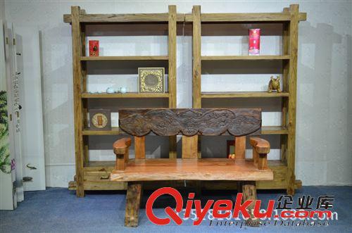 簡(jiǎn)約現(xiàn)代展示架 榆木家具 書(shū)架 廠家直銷(xiāo) 原木家具 實(shí)木置物架